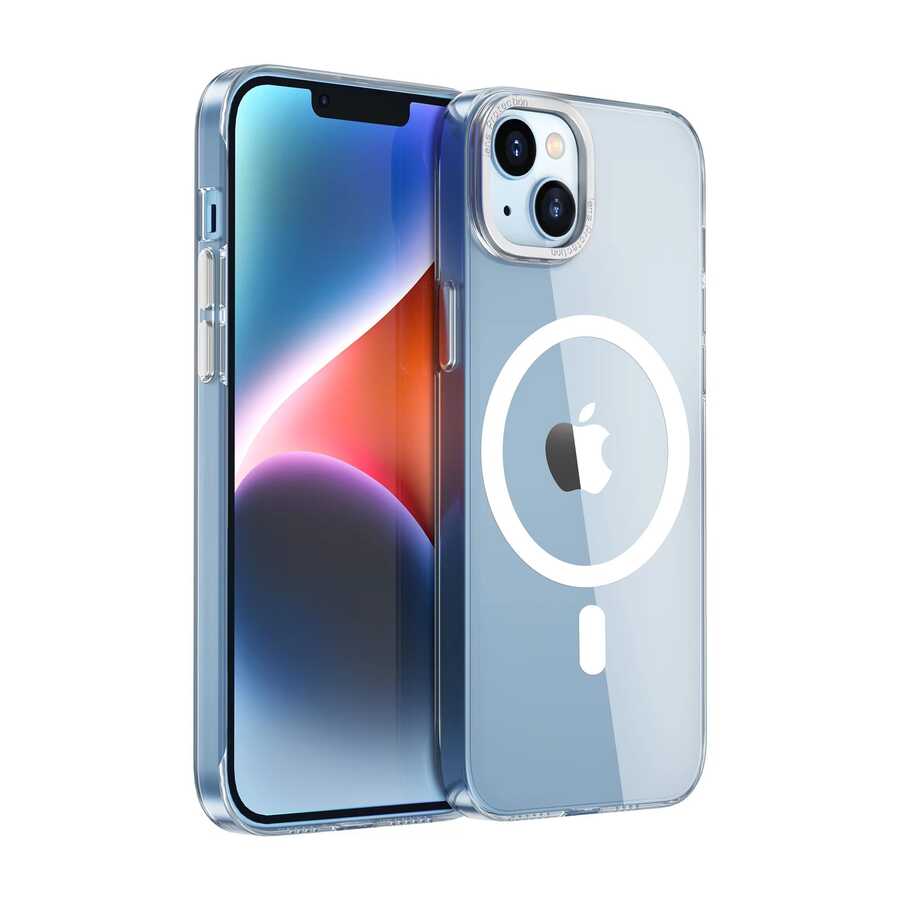 Wiwu MCC-102 iPhone 14 Plus Magnetic Crystal Sert PC Telefon Kılıfı - 1 Wiwu MCC-102 iPhone 14 Plus Magnetic Crystal Sert PC Telefon Kılıfı - 1